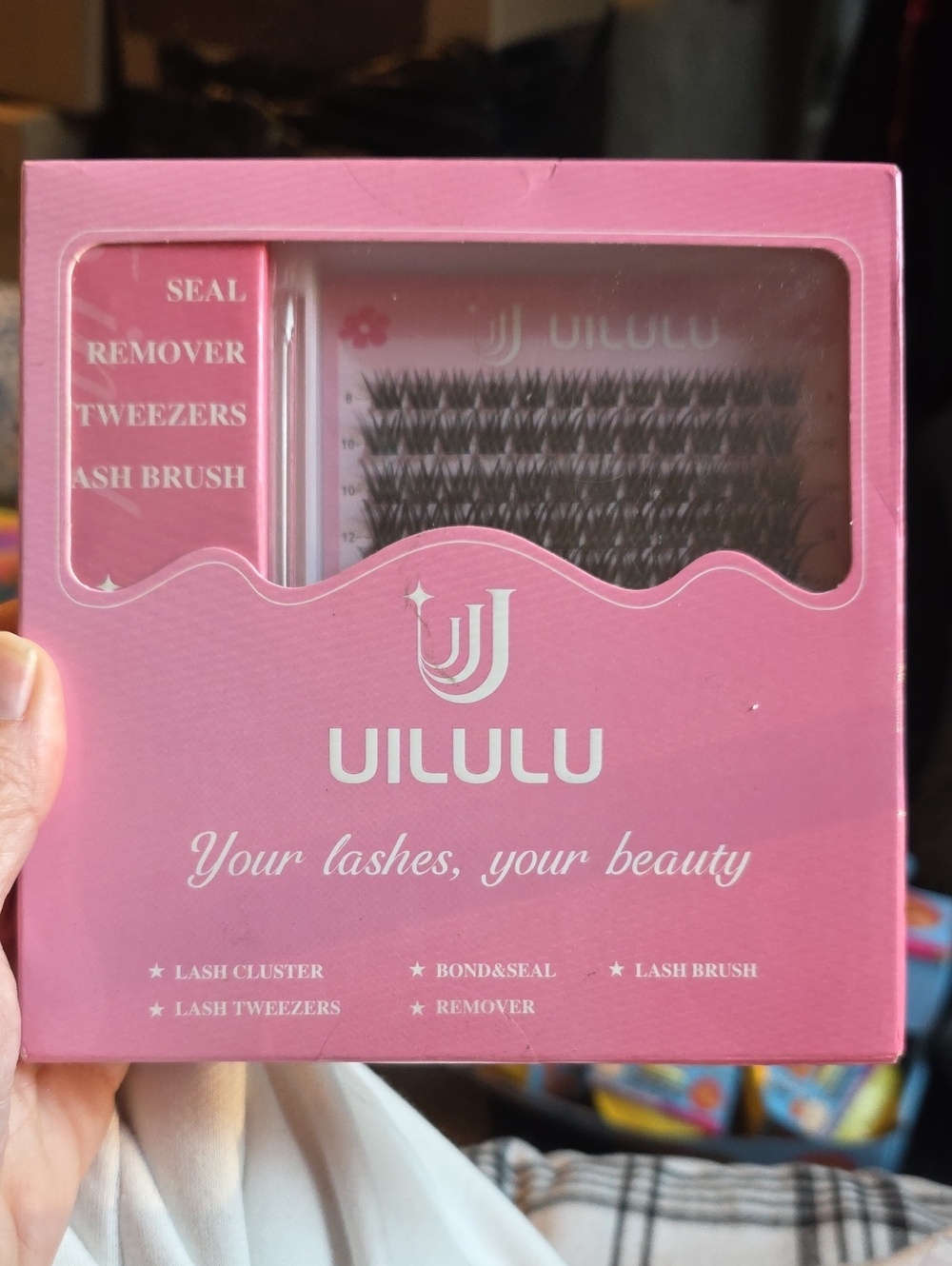 lululemon athletica Pink Lash Cluster Kit with Black Lashes